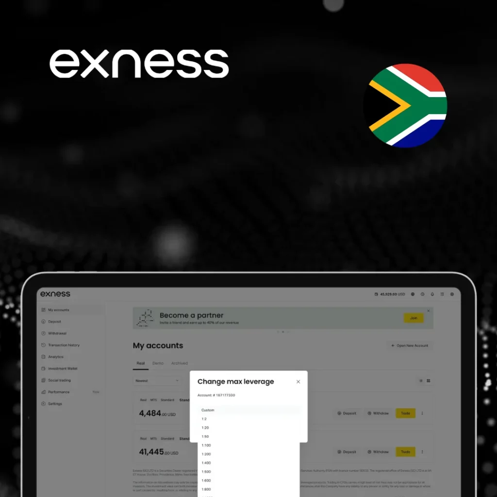 Leverage Settings for South African Traders