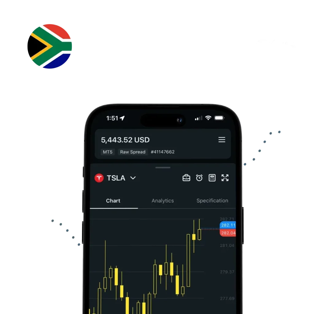 Tesla Shares via Exness